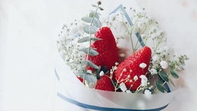  独居男生日常苹果花束