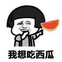  请你吃西瓜表情包微信头像图片大全
