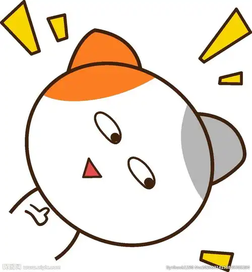  矢量手绘卡通可爱小猫棒棒哒表情图片