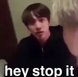  求防弹少年团金硕珍heystopit表情包无水印