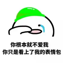  搞笑表情包你根本就不爱我,你只是看上了我的表情包