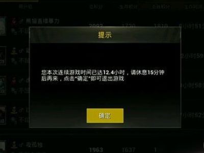  刺激战场为什么我一天只能玩两个小时