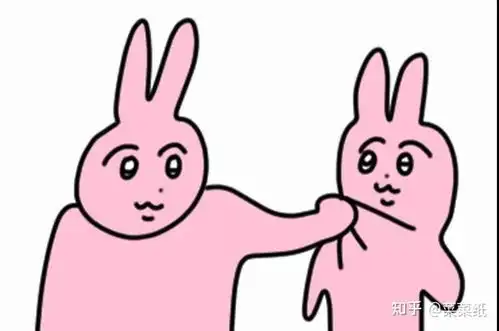  这个粉红兔的表情包原图在哪里啊