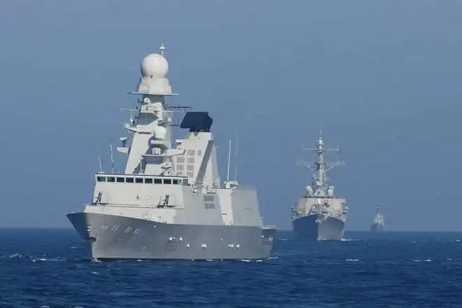 意大利红海战舰主炮射速是055主炮3倍,击落胡塞无人机