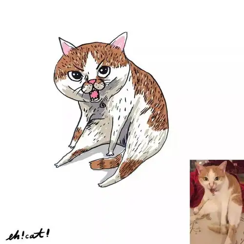  他把猫主子画的这么丑,却以魔性画风吸引了无数粉丝