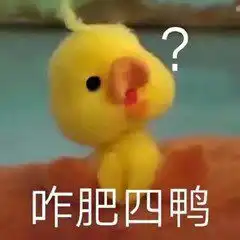 减肥减个屁表情包小黄鸭