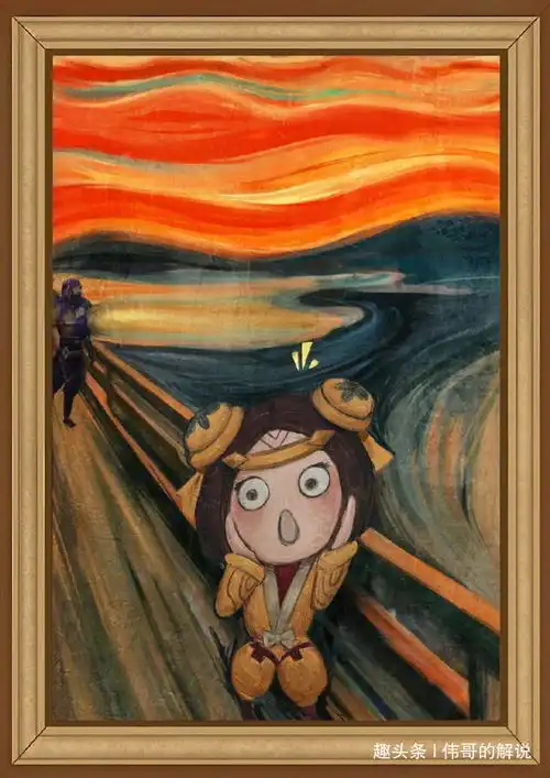  王者荣耀英雄的定制油画火舞像蒙娜丽莎鲁班表情最搞笑
