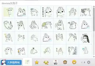  求这个兔子表情包全套,453392026圈a扣扣.com谢辣