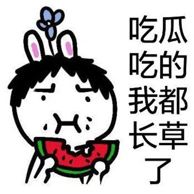  2021夏季吃西瓜的可爱表情包夏季吃瓜人必备的聊天表情
