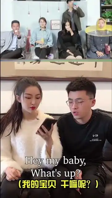  美女的散装英语够我学一年,老哥表情亮了,笑喷了