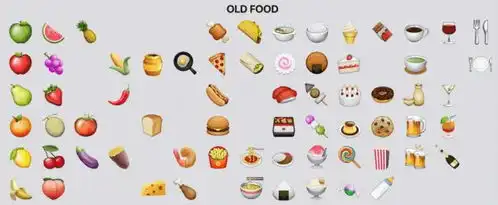  这些是ios10.2测试版本中增加和重新设计的emoji表情