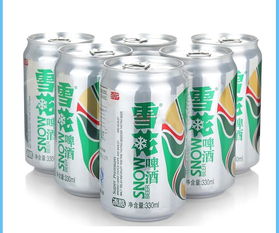 雪花9度冰酷啤酒330ml6罐组