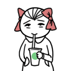  丑萌丫头动态表情图片