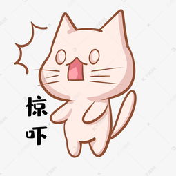  小猫惊吓表情包素材图片免费下载千库网
