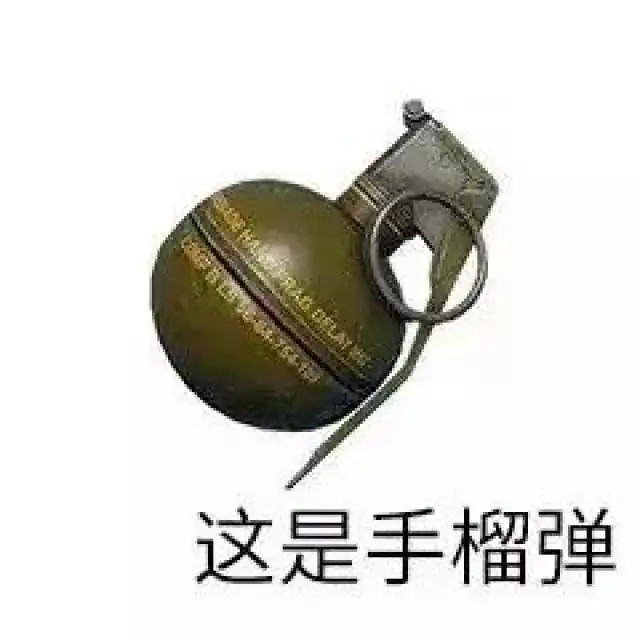  土味情话表情包这是烟雾弹,这是手榴弹,你是我的小坏蛋