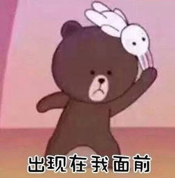  小熊甩兔子小熊摔兔子表情包
