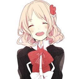  插画动漫二次元头像萌系女