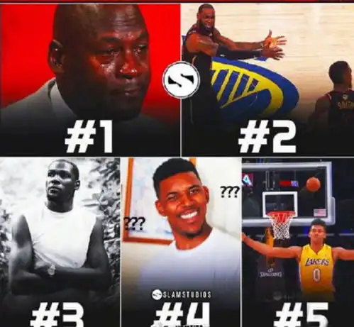  nba五大最经典表情包詹姆斯乔丹皆上榜,尼克杨才是最经典