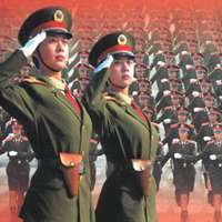  女兵敬礼头像图片霸气敬礼女兵头像微信头像图片大全