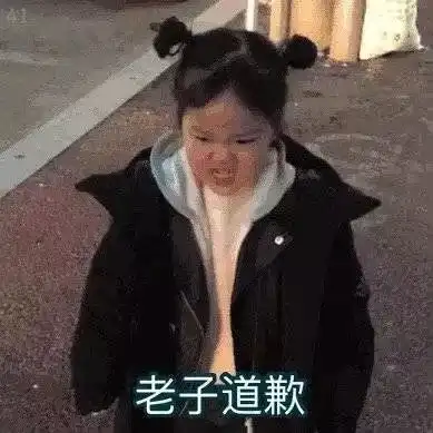 大部分渣男的表情包道歉