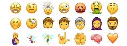  嘘这些全新的emoji表情要来了