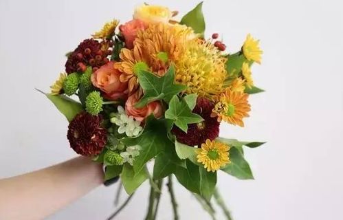  怎么包花束图解