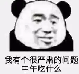  熊猫头表情包这样不太好吧