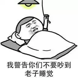  睡觉表情包这就是春节放假在家的我