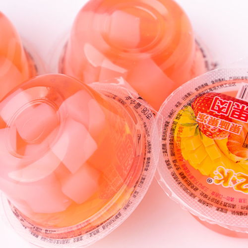  果肉果冻多口味罐头果肉布丁果味果冻休闲儿童零食大礼包整箱批发