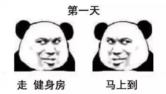  熊猫头表情包i我与朋友的健身生涯,了解一下