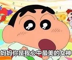  蜡笔小新母亲节表情包