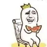  瓜子和小板凳表情包微信头像图片大全