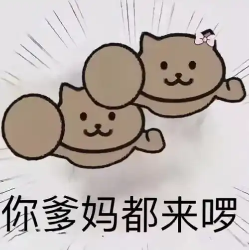  抖音超火表情包你妈来咯,你爹来咯