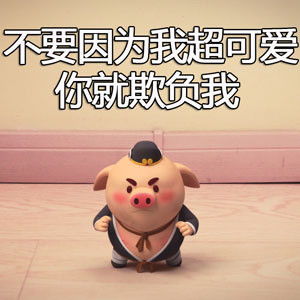  小可爱,猪小屁表情包